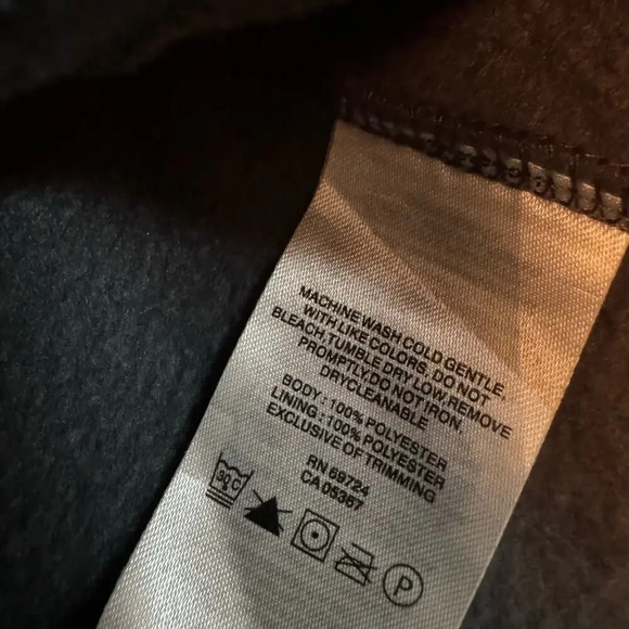 Columbia Kids Softshell Full Zip Jacket Size M Gray Black Pockets Outdoors Logo - Picture 5 of 10